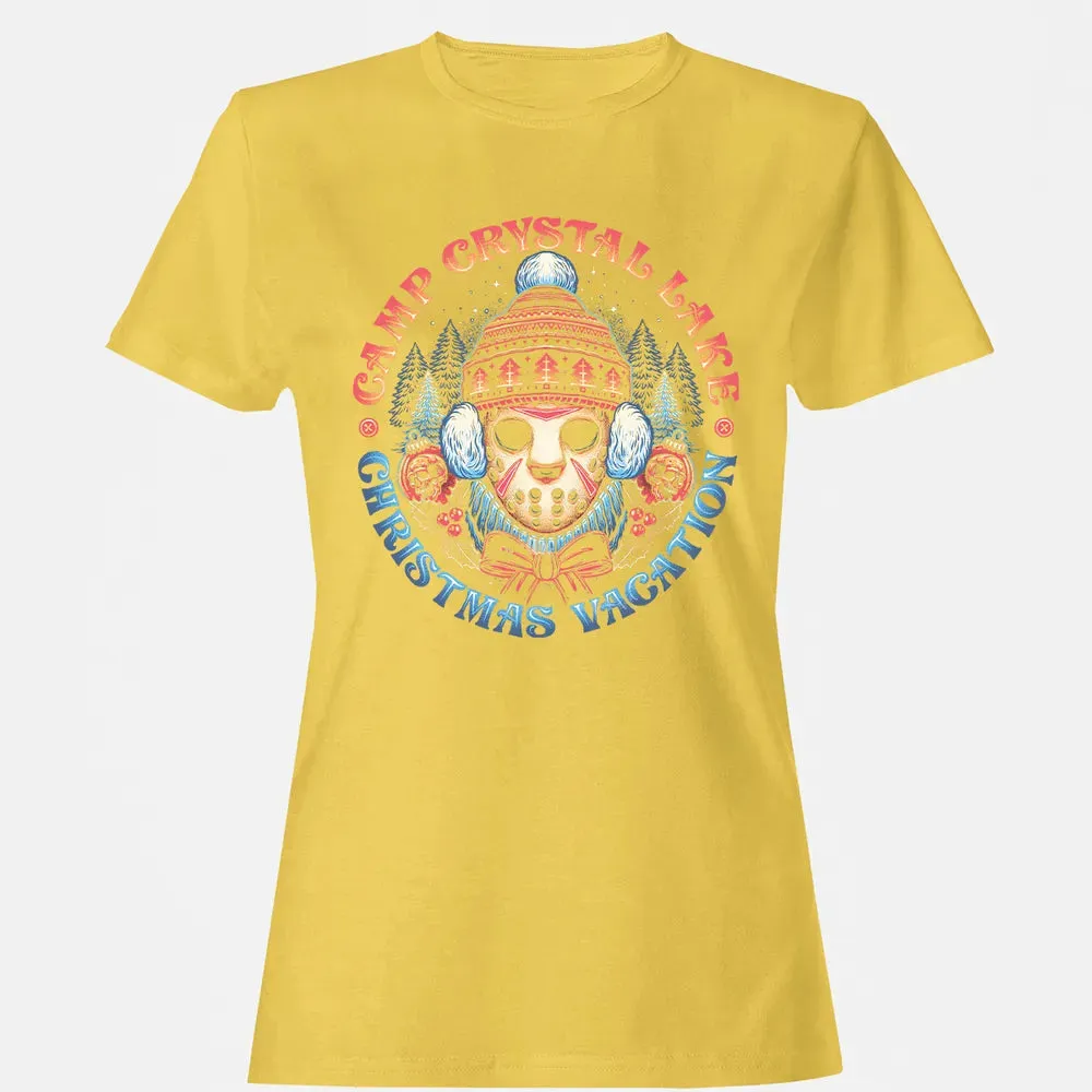 Camp Crystal Lake Christmas Vacation Women's T-shirt - 4