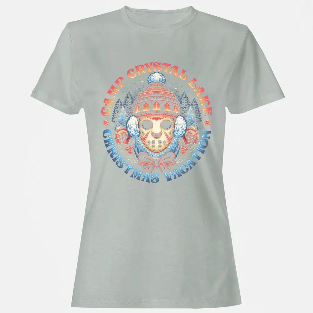 Camp Crystal Lake Christmas Vacation Women's T-shirt - 2