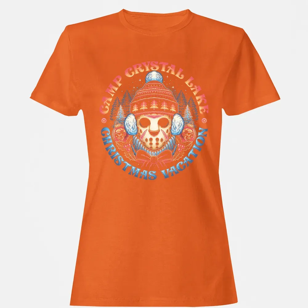 Camp Crystal Lake Christmas Vacation Women's T-shirt - 11