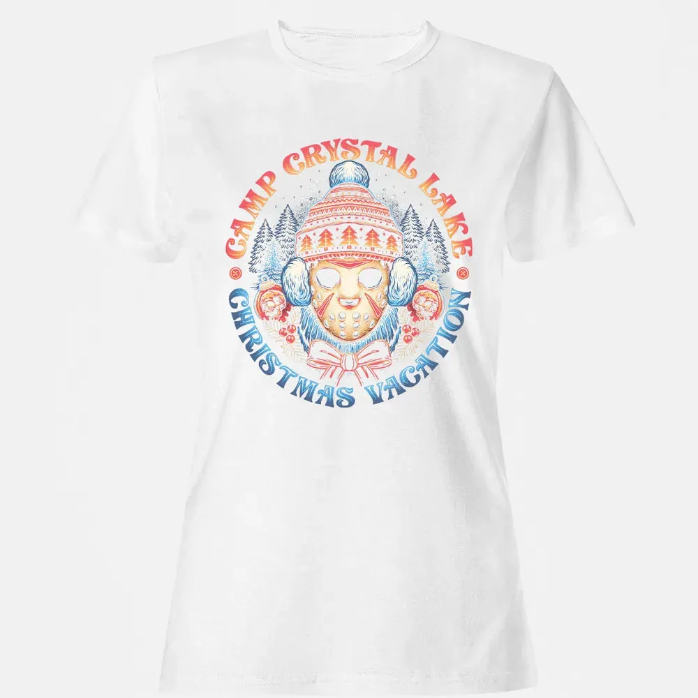 Camp Crystal Lake Christmas Vacation Women's T-shirt - 16