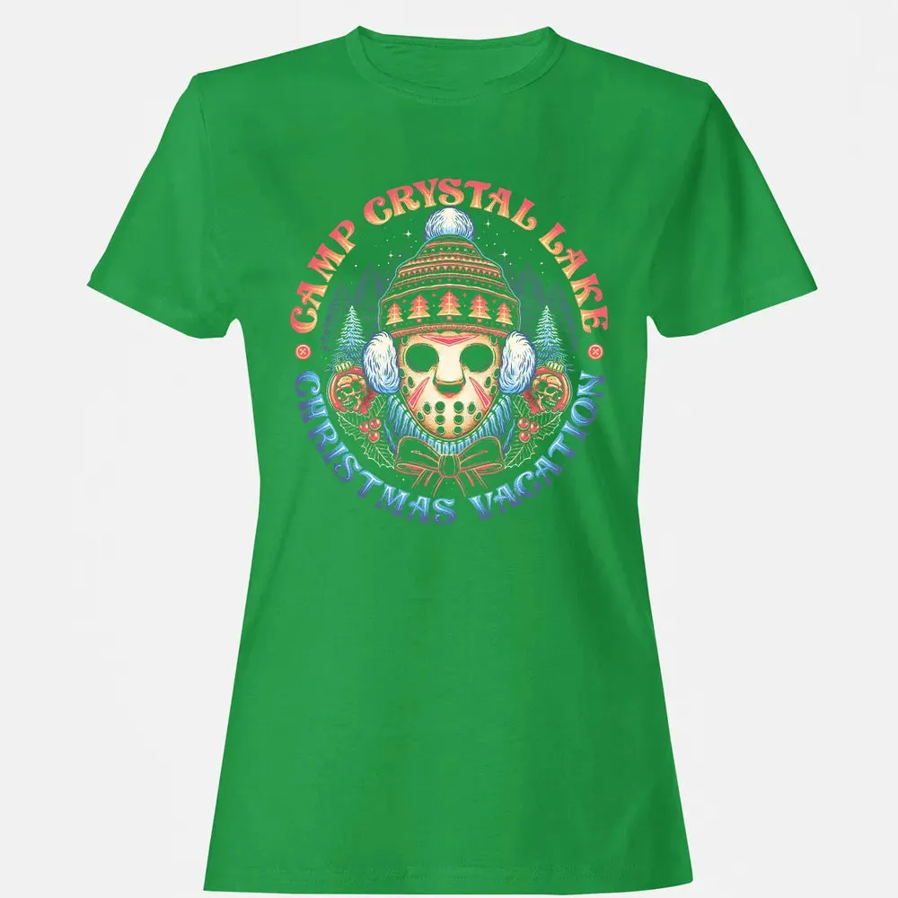 Camp Crystal Lake Christmas Vacation Women's T-shirt - 7