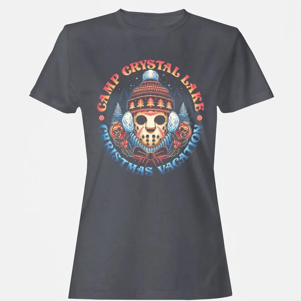Camp Crystal Lake Christmas Vacation Women's T-shirt - 5