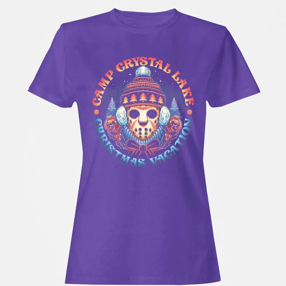 Camp Crystal Lake Christmas Vacation Women's T-shirt - 12