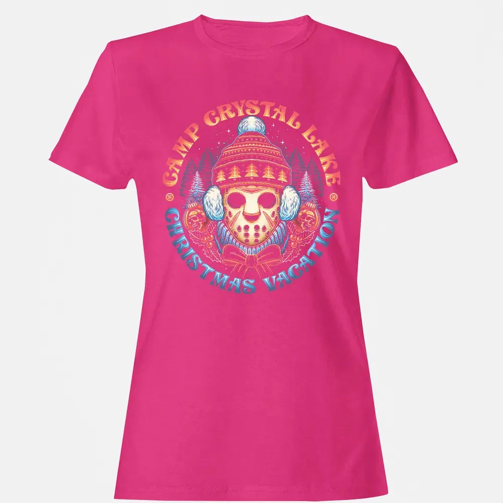 Camp Crystal Lake Christmas Vacation Women's T-shirt - 6