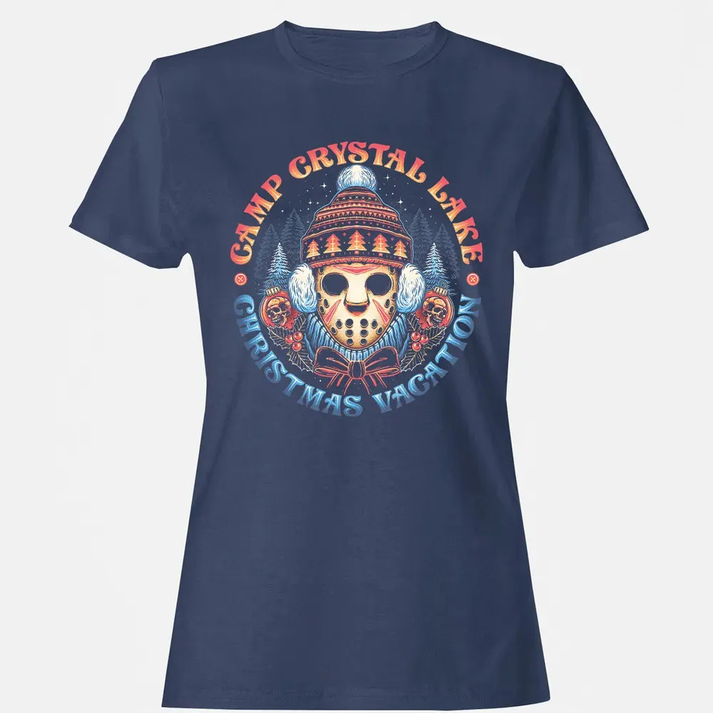 Camp Crystal Lake Christmas Vacation Women's T-shirt - 10