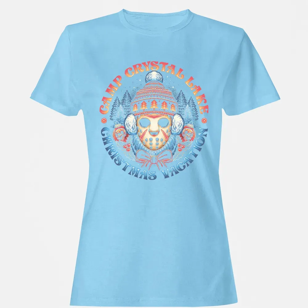 Camp Crystal Lake Christmas Vacation Women's T-shirt - 8