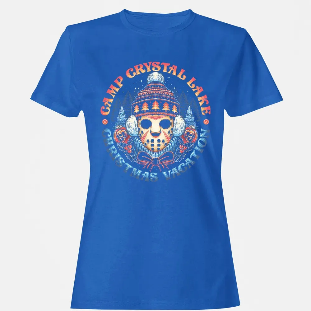 Camp Crystal Lake Christmas Vacation Women's T-shirt - 14
