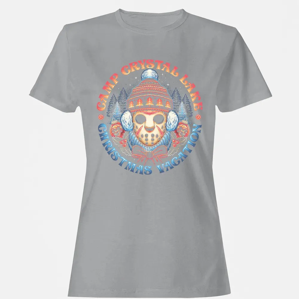 Camp Crystal Lake Christmas Vacation Women's T-shirt - 15