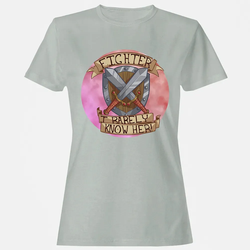 Fighter   I Barely Know Her Women's T-shirt - 2