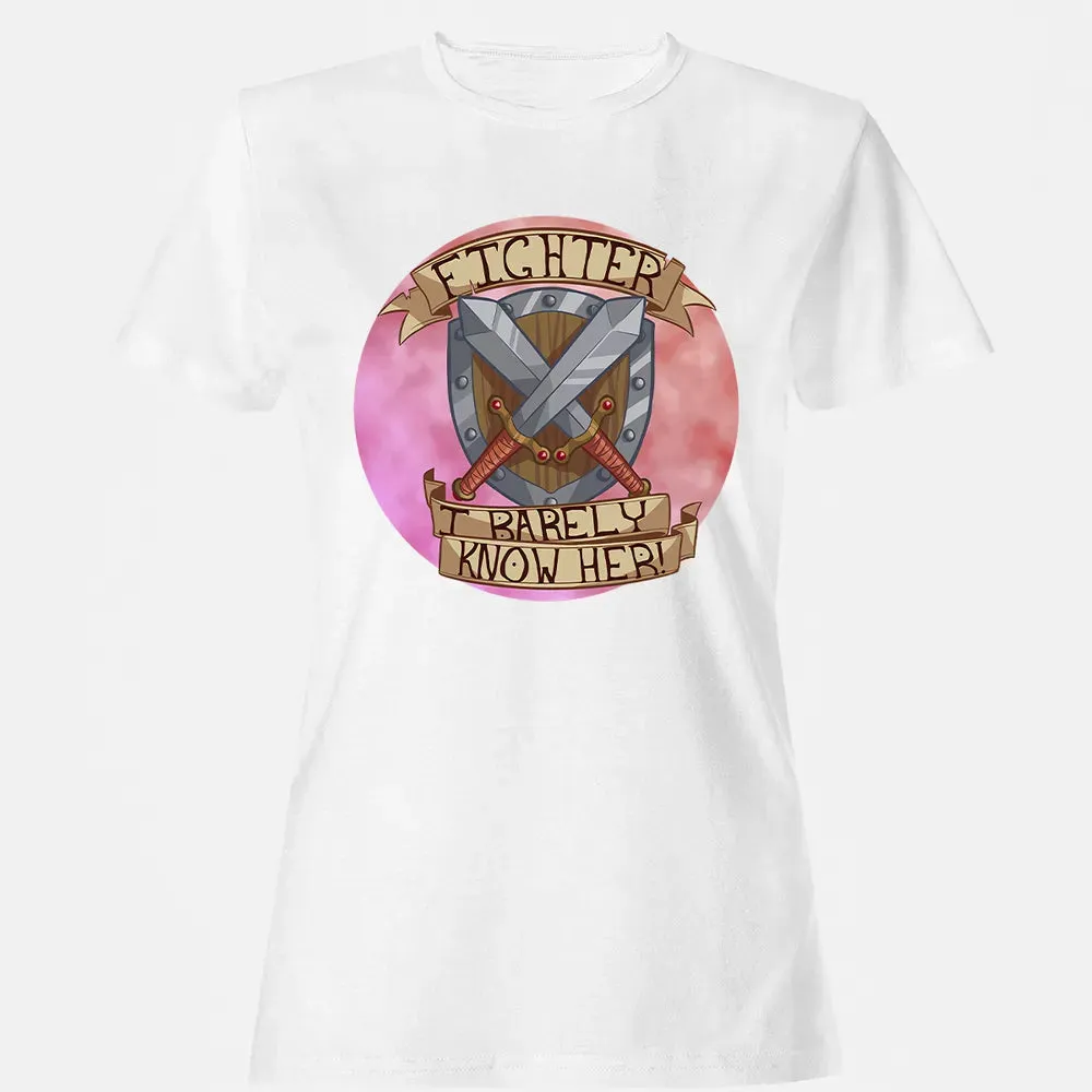 Fighter   I Barely Know Her Women's T-shirt - 16