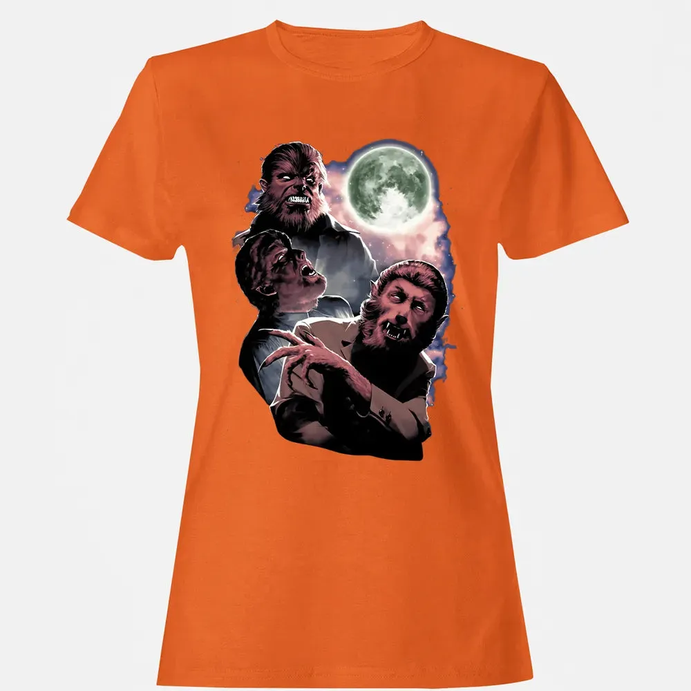 Wolf Man Moon Women's T-shirt - 11