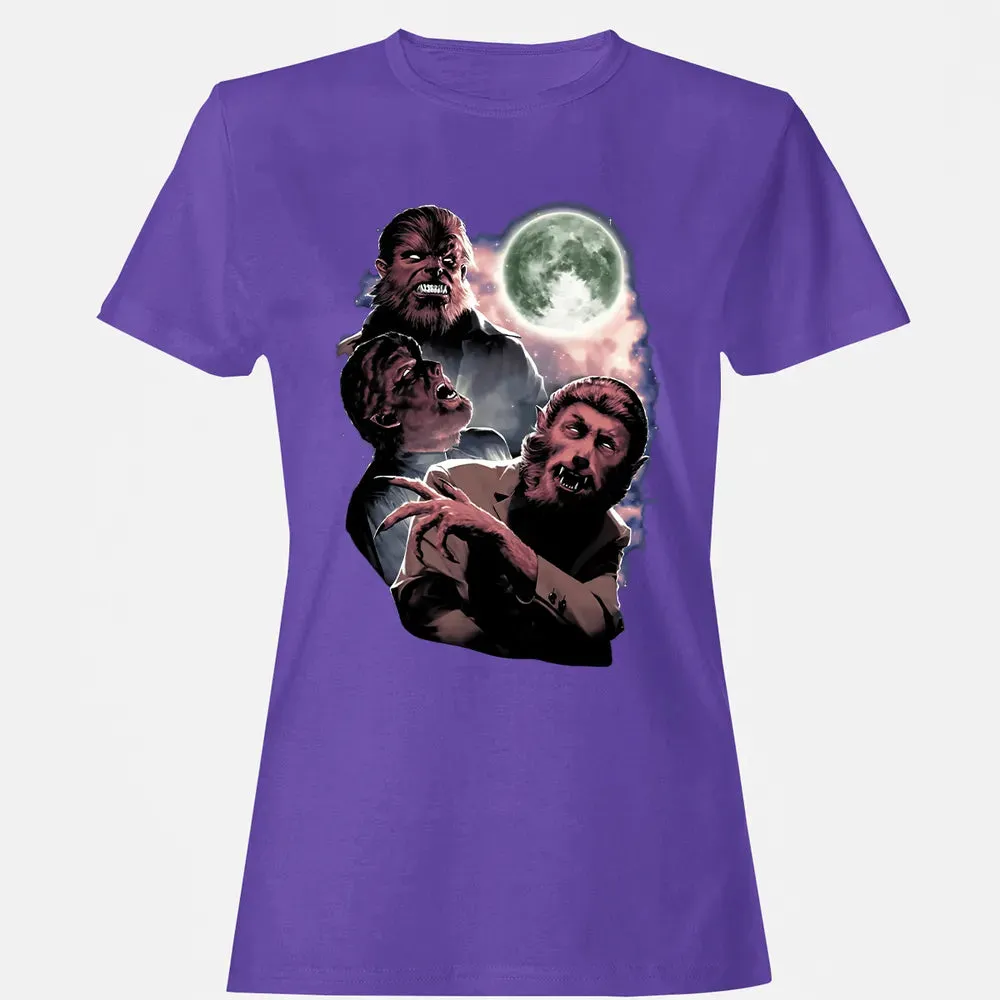 Wolf Man Moon Women's T-shirt - 12