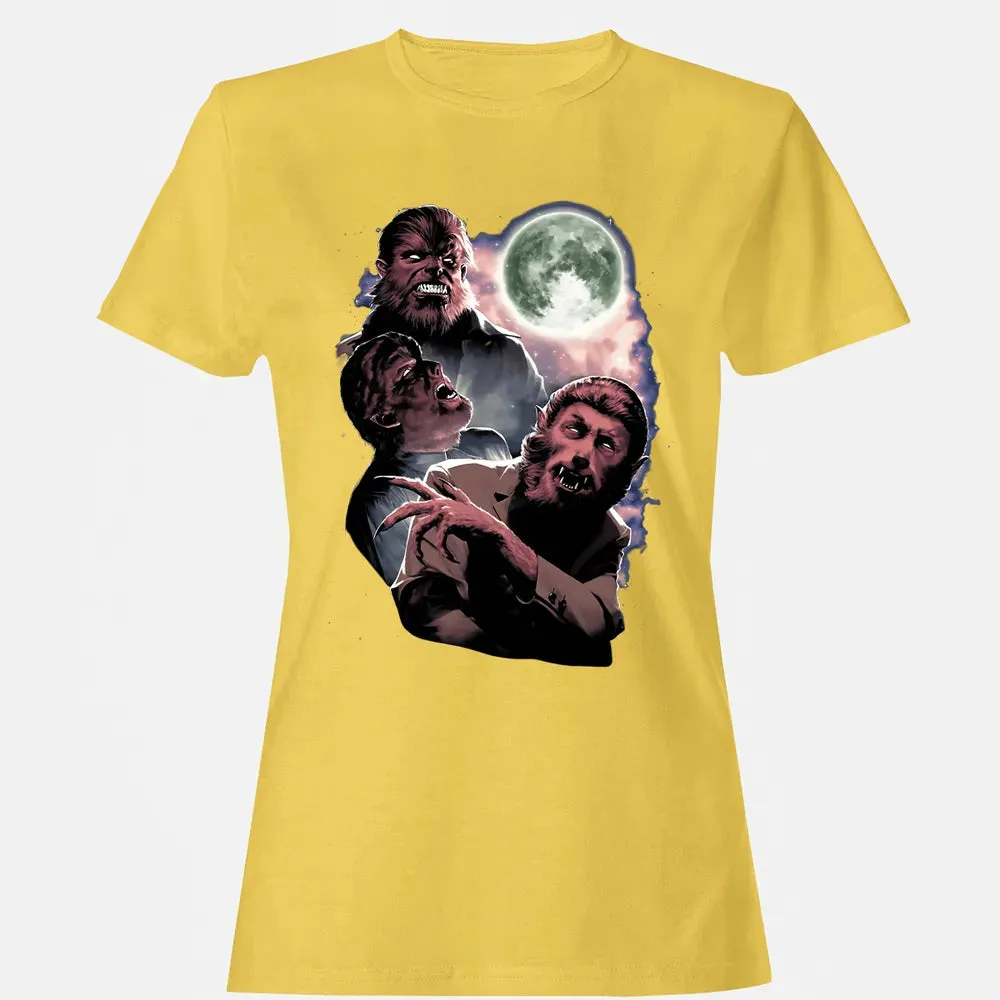 Wolf Man Moon Women's T-shirt - 4
