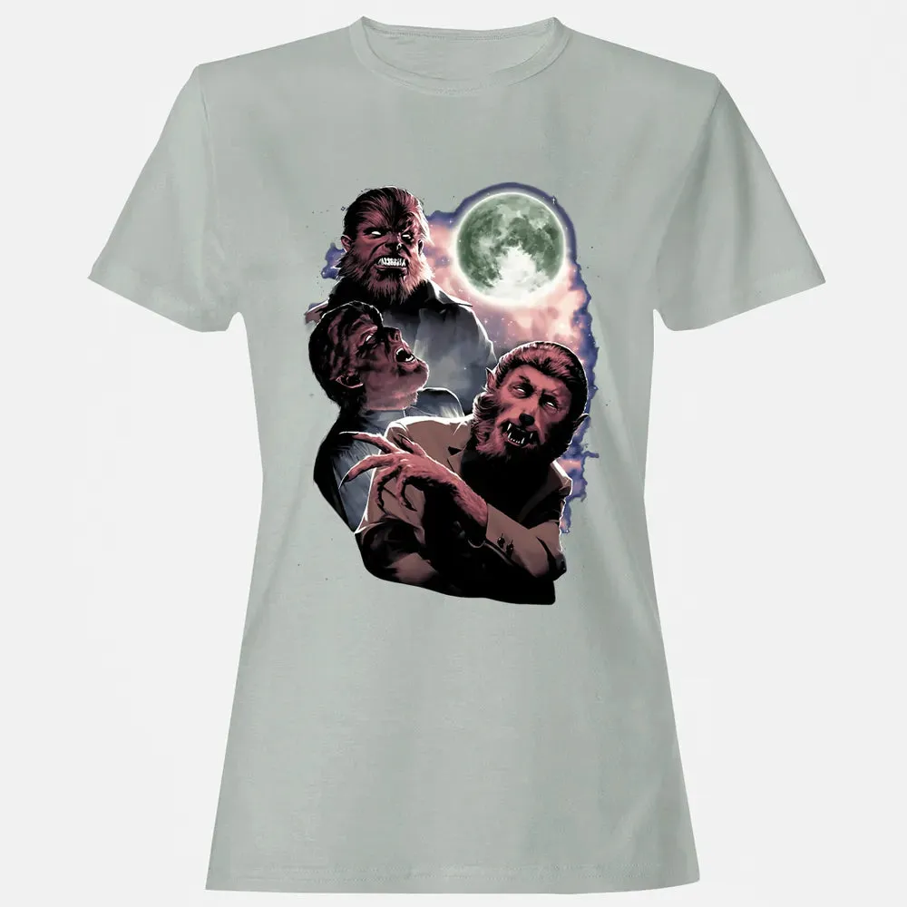 Wolf Man Moon Women's T-shirt - 2
