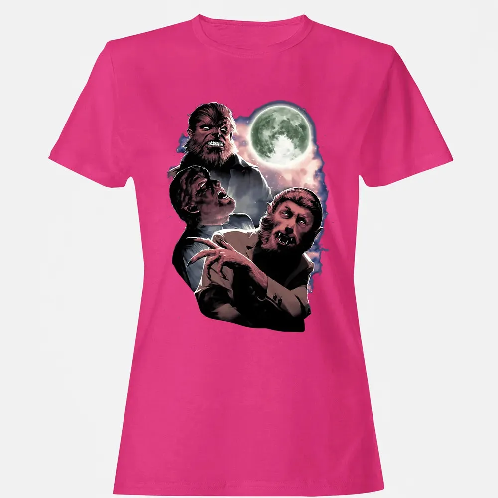 Wolf Man Moon Women's T-shirt - 6