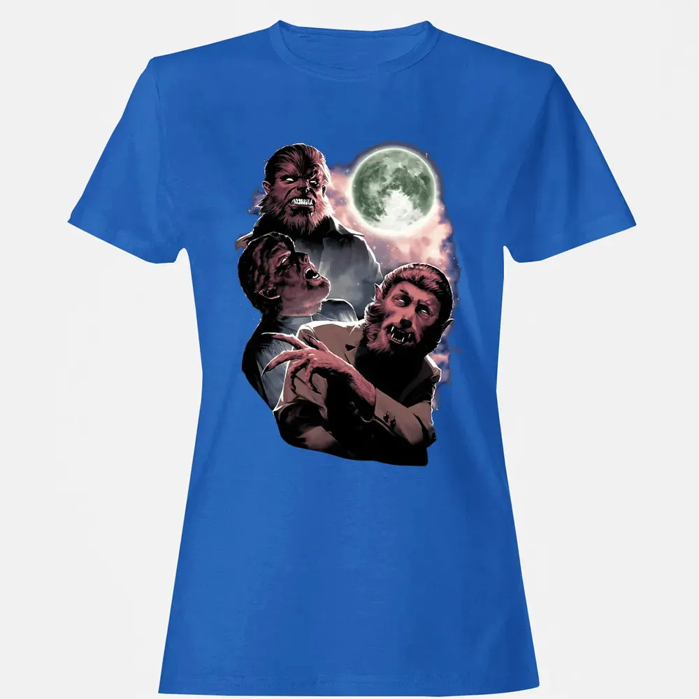 Wolf Man Moon Women's T-shirt - 14