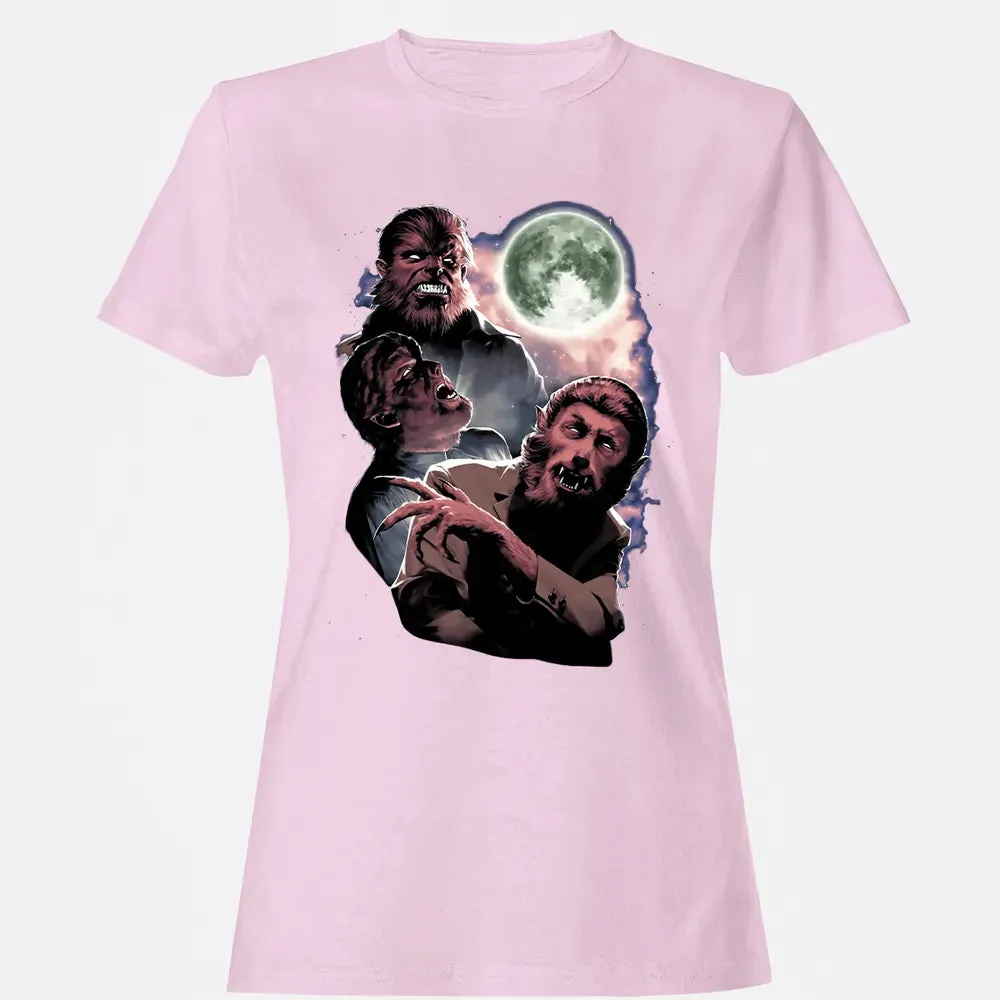 Wolf Man Moon Women's T-shirt - 9