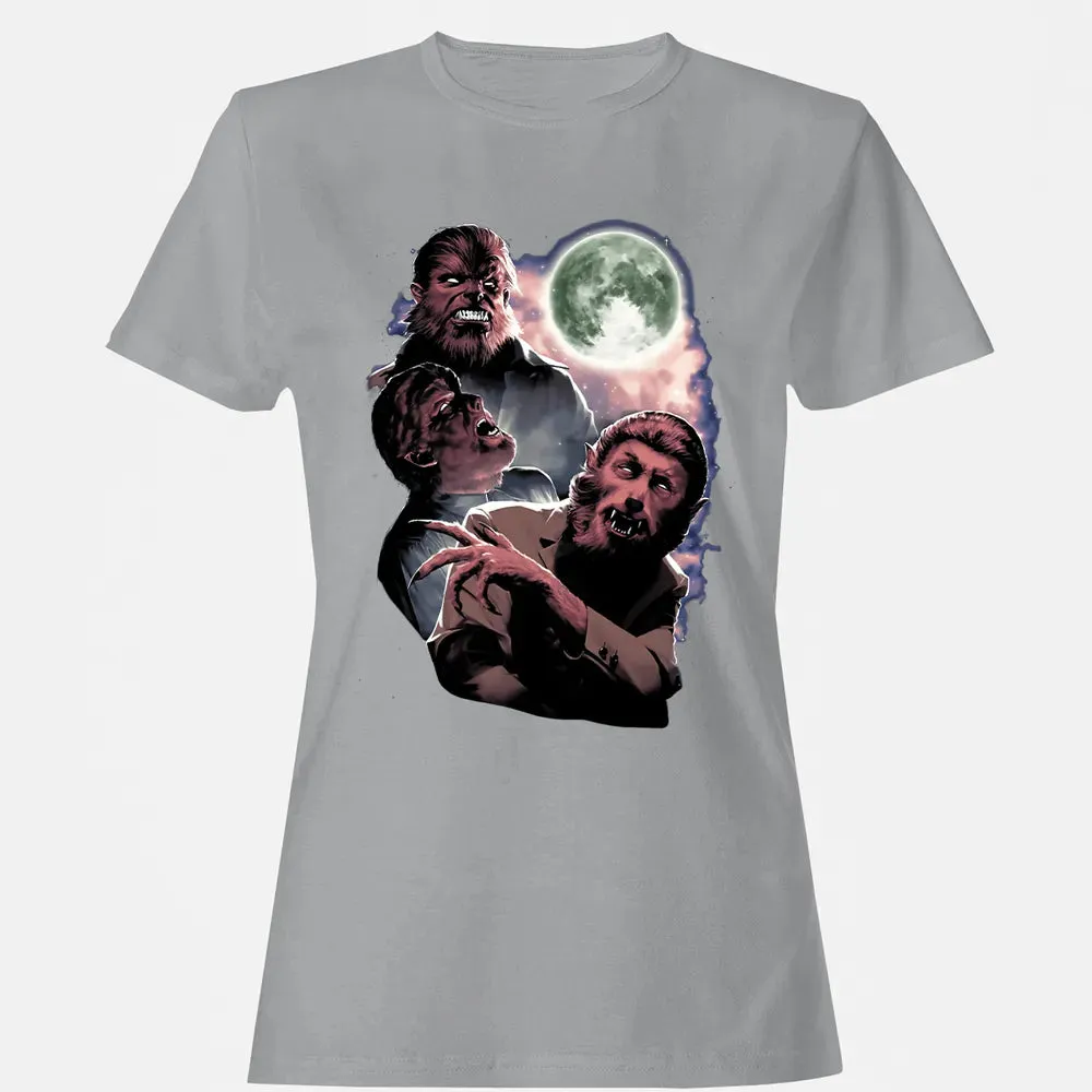 Wolf Man Moon Women's T-shirt - 15