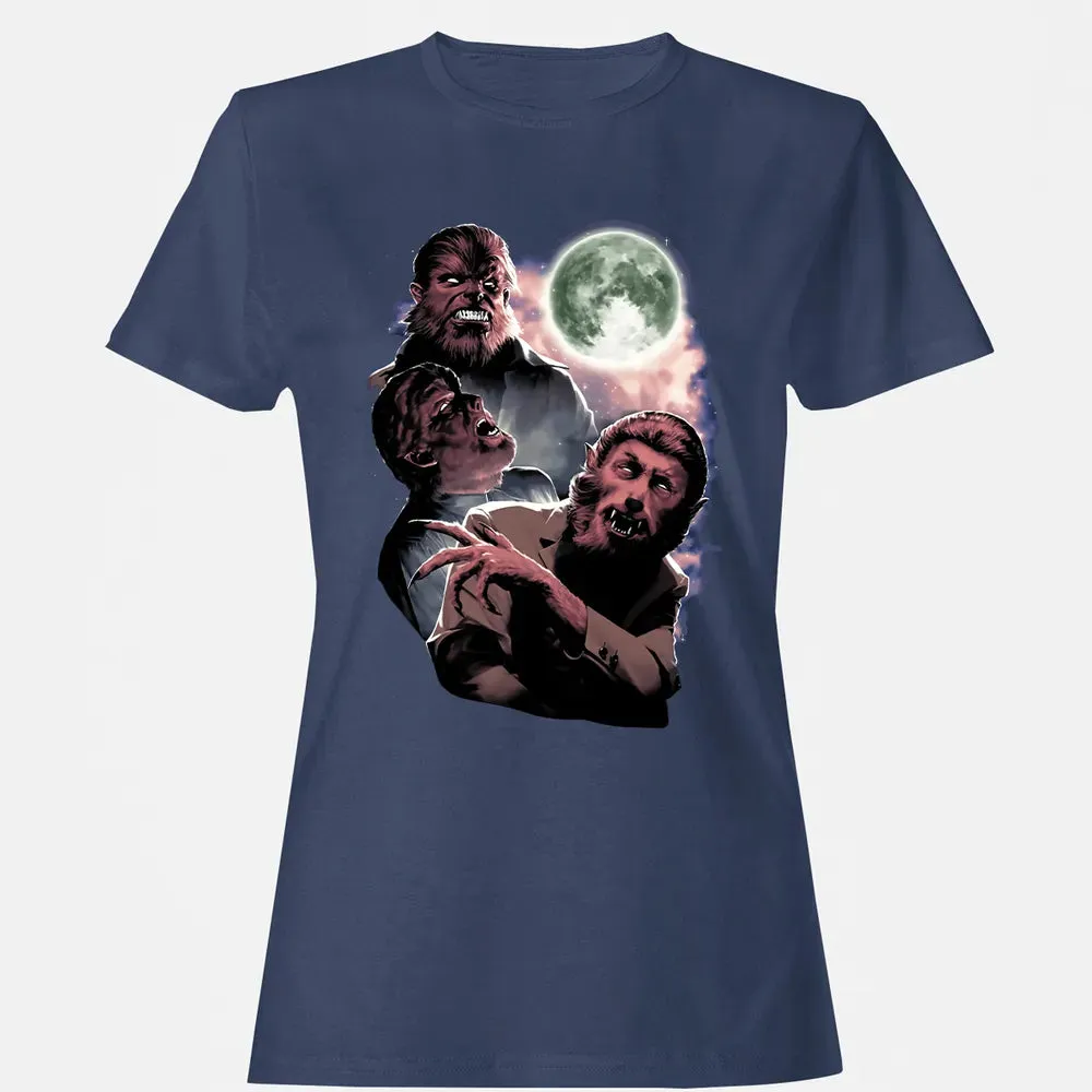 Wolf Man Moon Women's T-shirt - 10