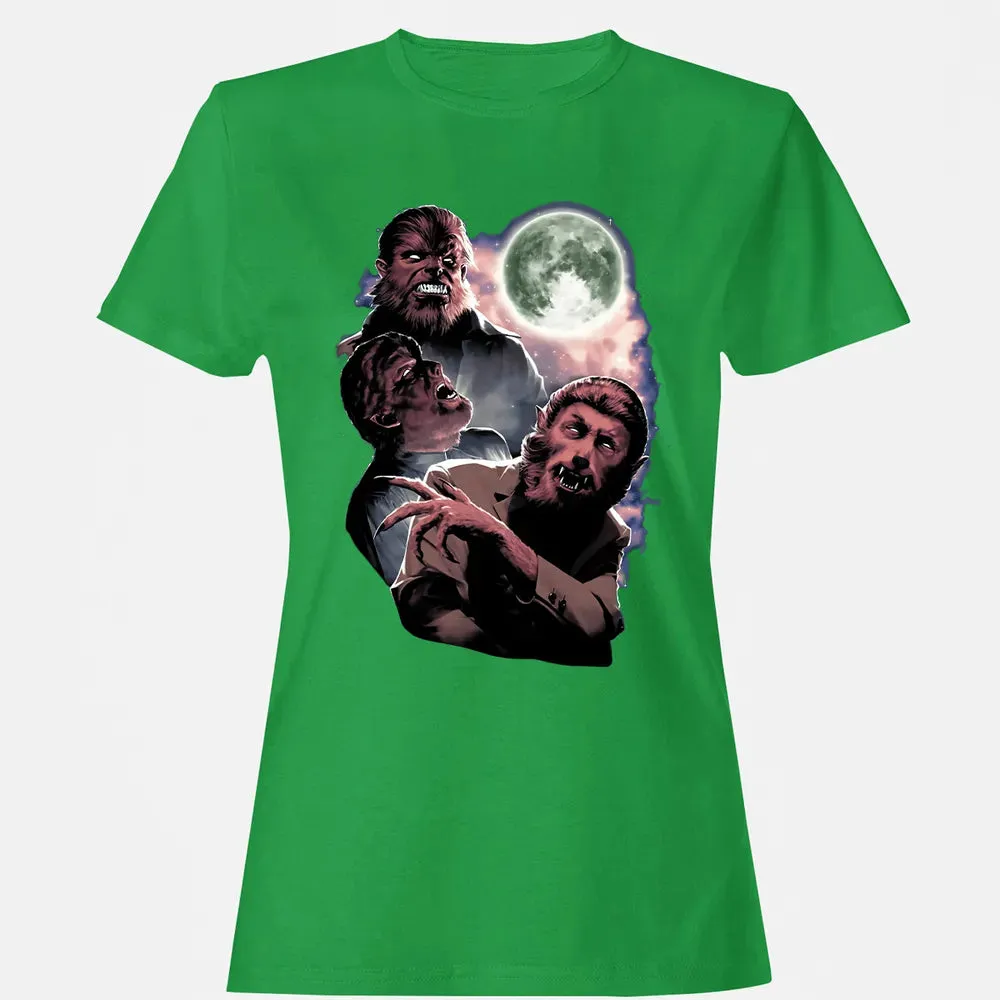 Wolf Man Moon Women's T-shirt - 7