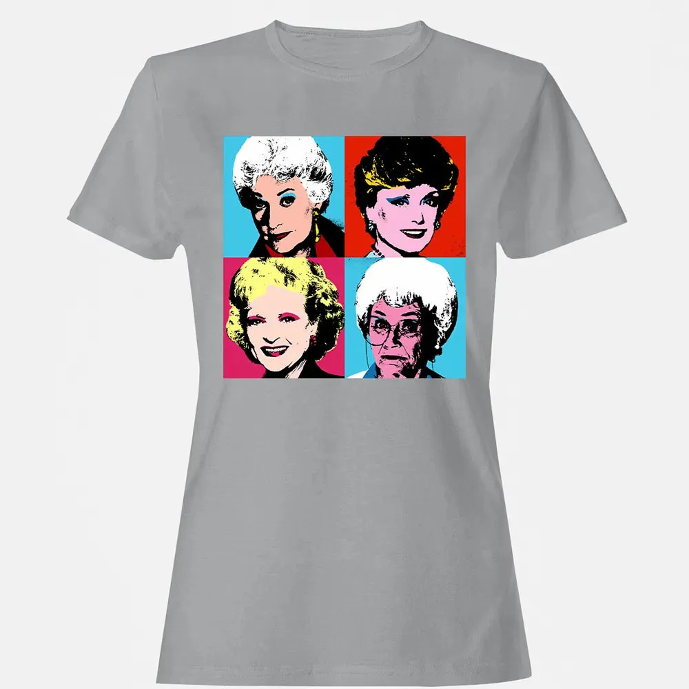 Golden Warhol Girls Women's T-shirt - 15