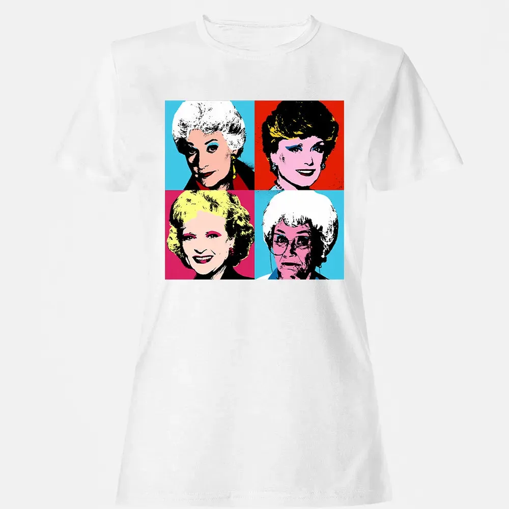 Golden Warhol Girls Women's T-shirt - 16