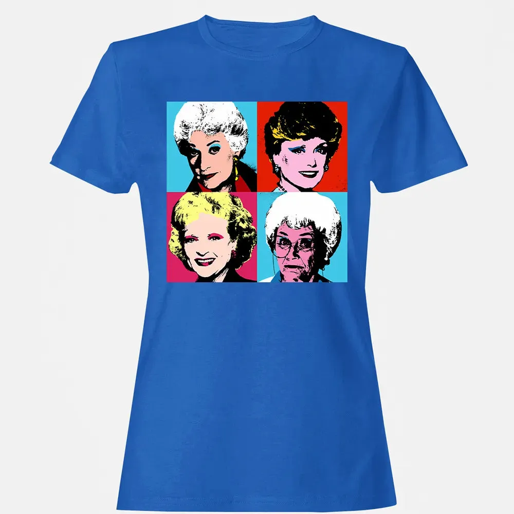 Golden Warhol Girls Women's T-shirt - 14