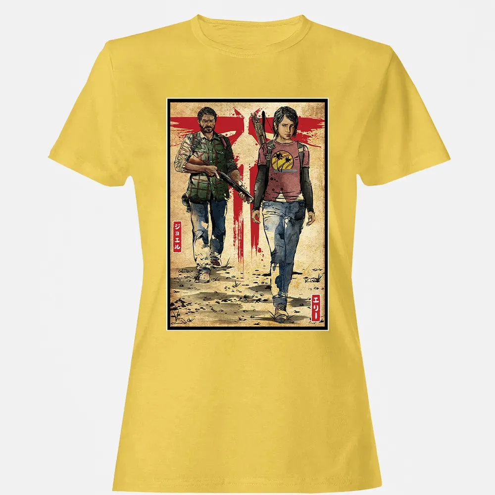 Joel and Ellie woodblock Women's T-shirt - 4