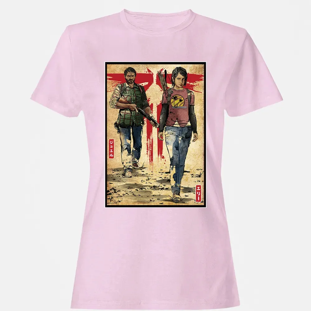 Joel and Ellie woodblock Women's T-shirt - 9