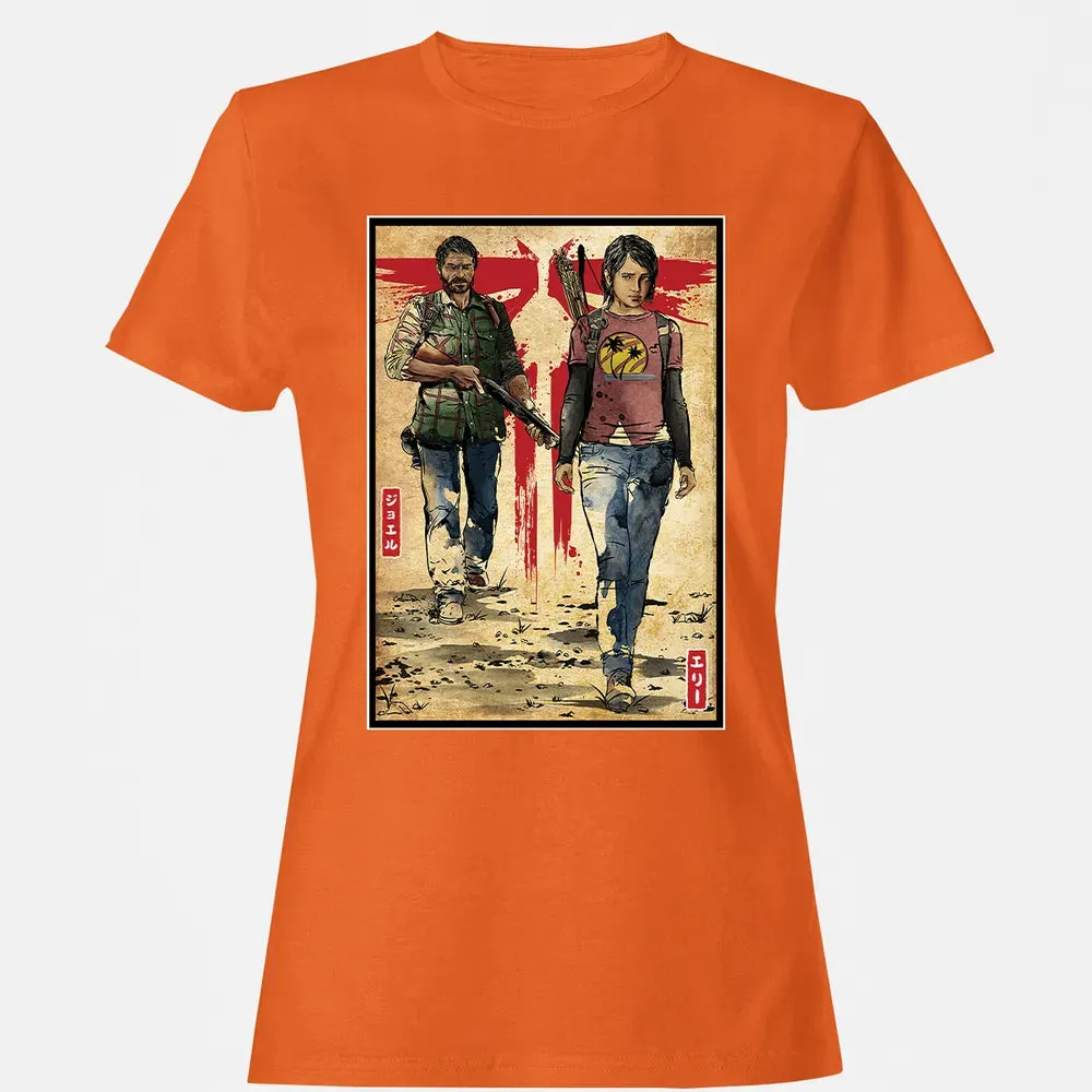 Joel and Ellie woodblock Women's T-shirt - 11