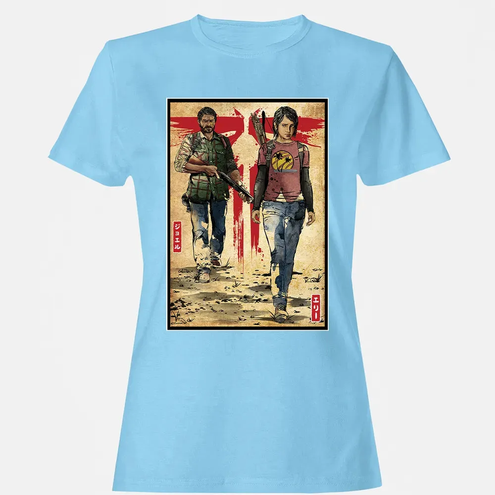Joel and Ellie woodblock Women's T-shirt - 8