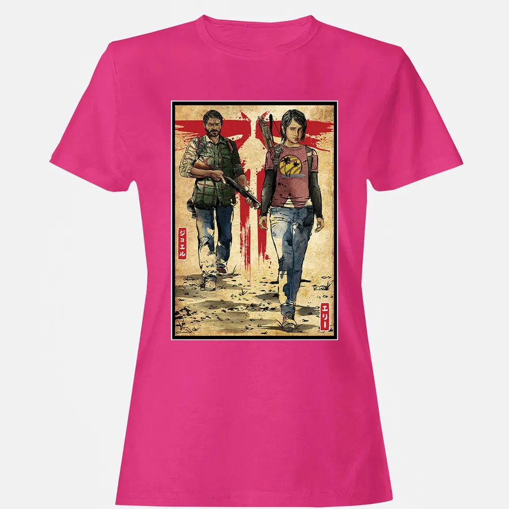 Joel and Ellie woodblock Women's T-shirt - 6