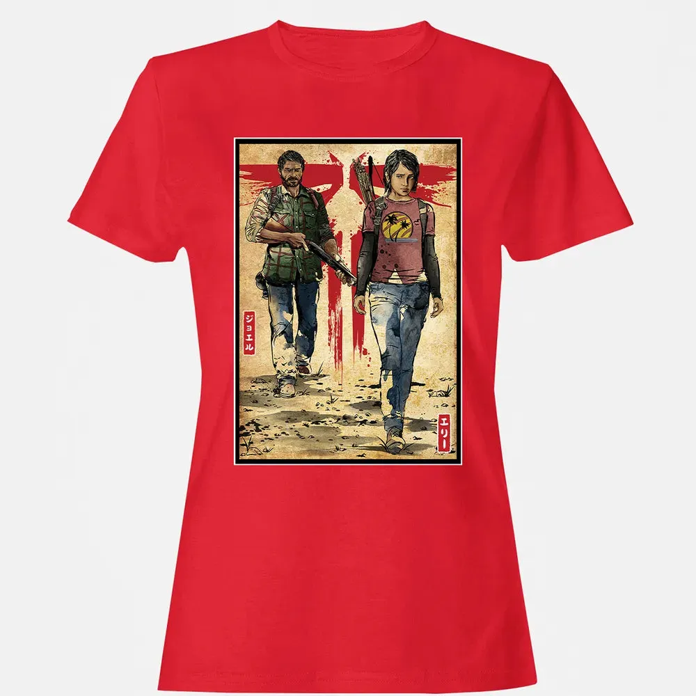 Joel and Ellie woodblock Women's T-shirt - 13