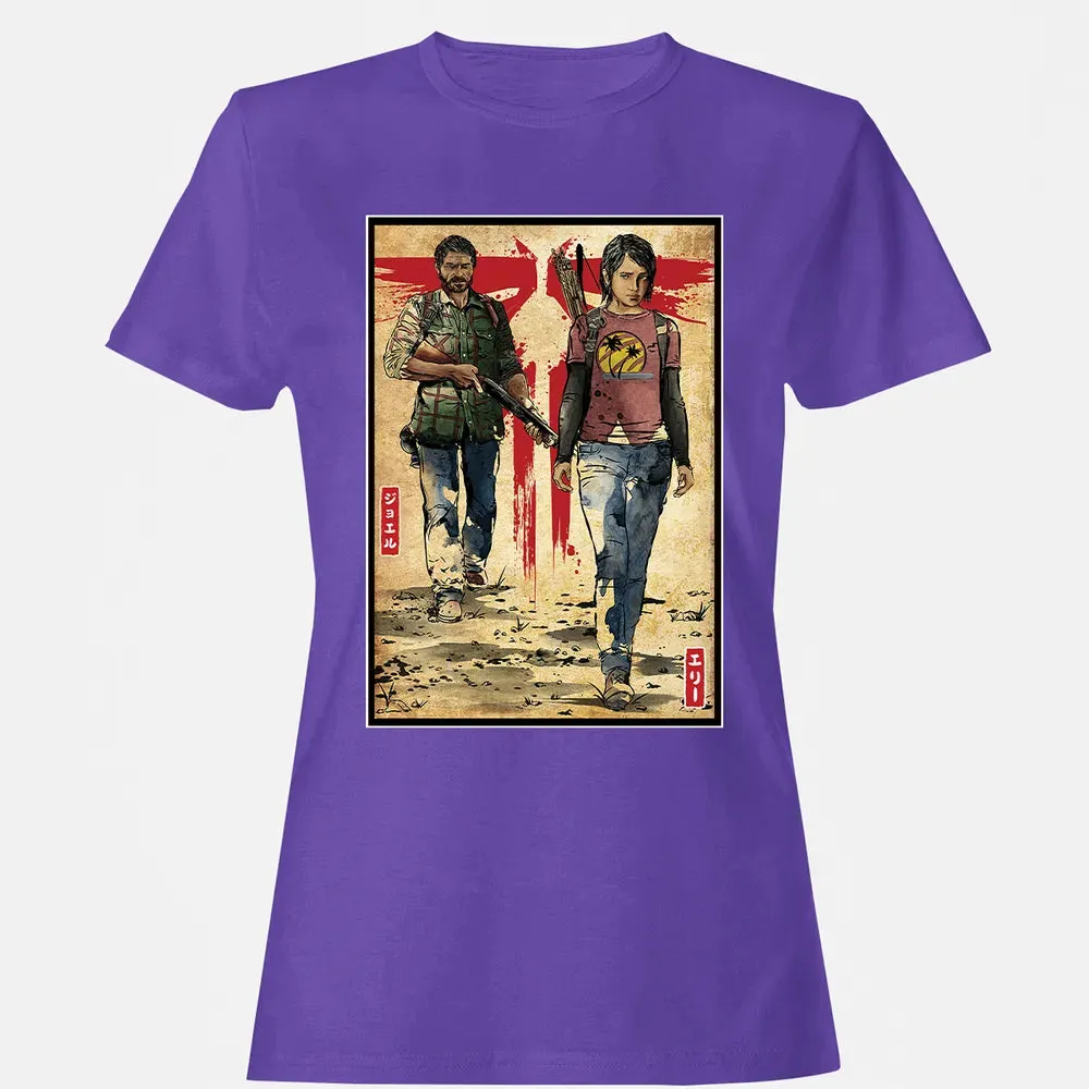 Joel and Ellie woodblock Women's T-shirt - 12