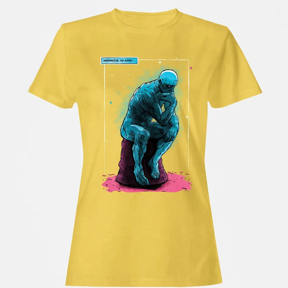 Blue Thinker Women's T-shirt - 4