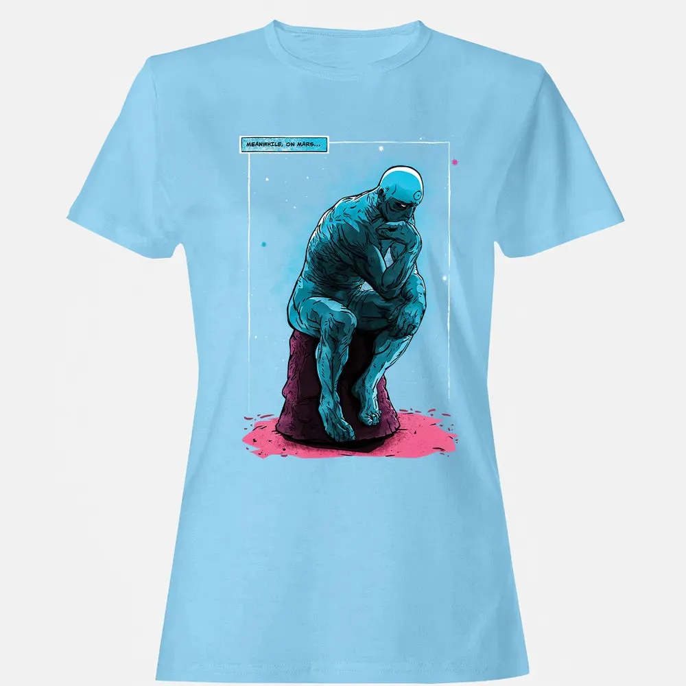 Blue Thinker Women's T-shirt - 8
