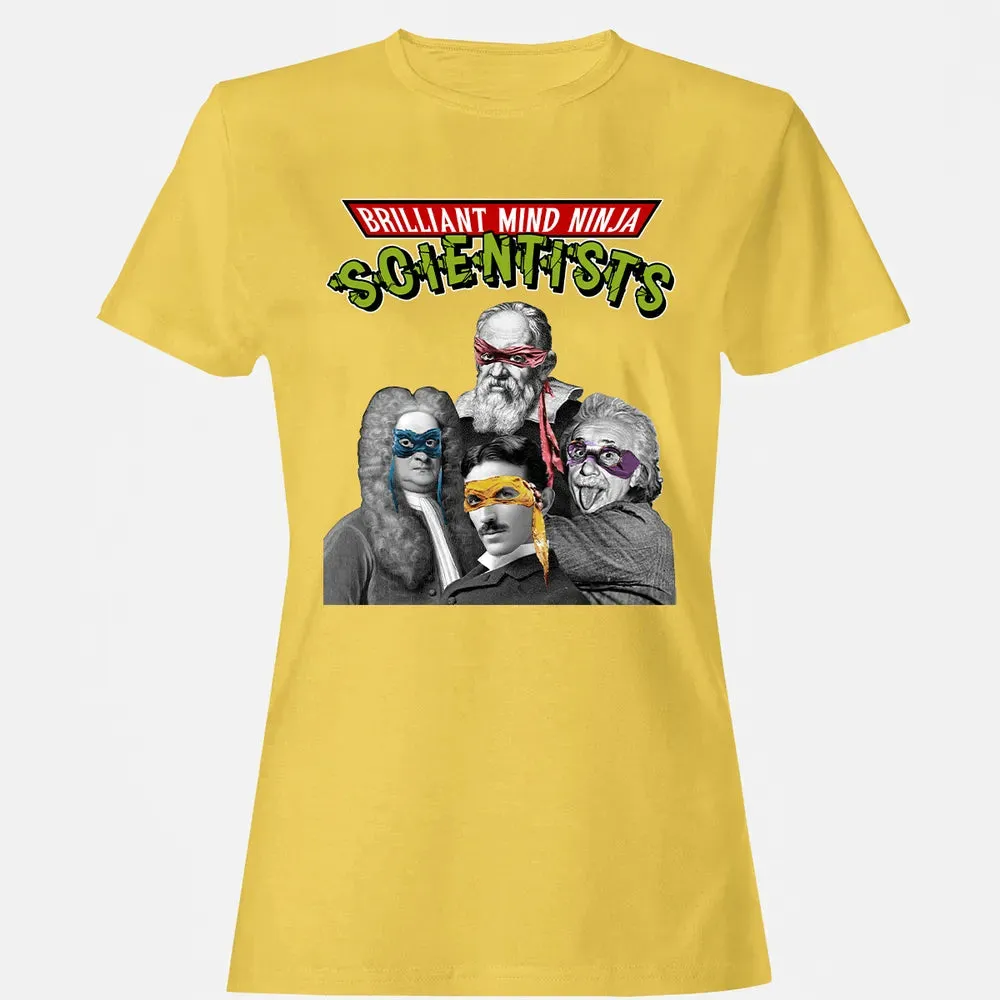 Brilliant Mind Ninja Scientists Women's T-shirt - 4