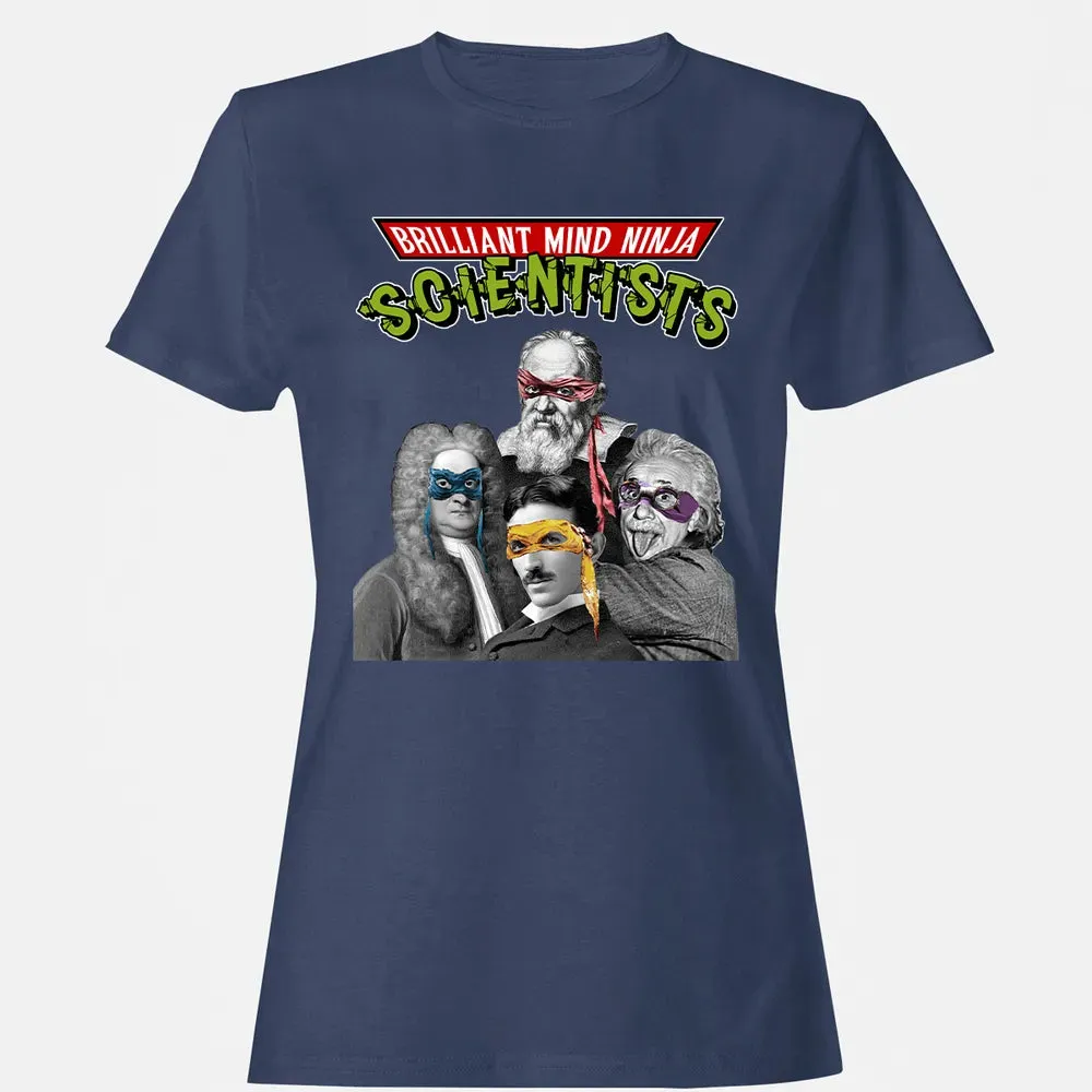 Brilliant Mind Ninja Scientists Women's T-shirt - 10