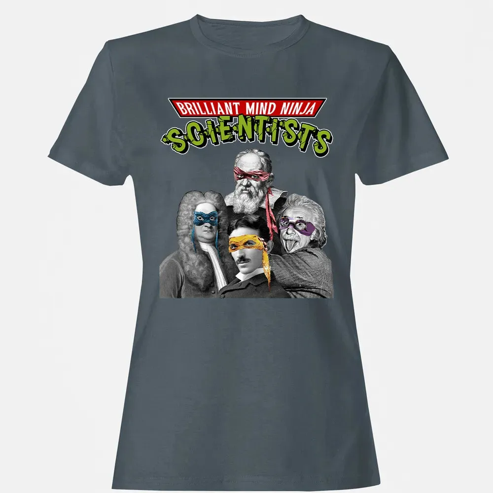 Brilliant Mind Ninja Scientists Women's T-shirt - 3