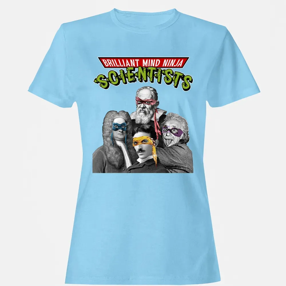 Brilliant Mind Ninja Scientists Women's T-shirt - 8