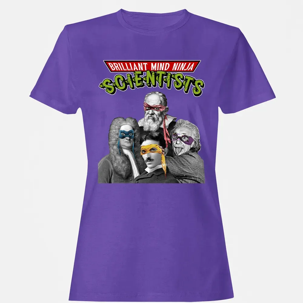 Brilliant Mind Ninja Scientists Women's T-shirt - 12