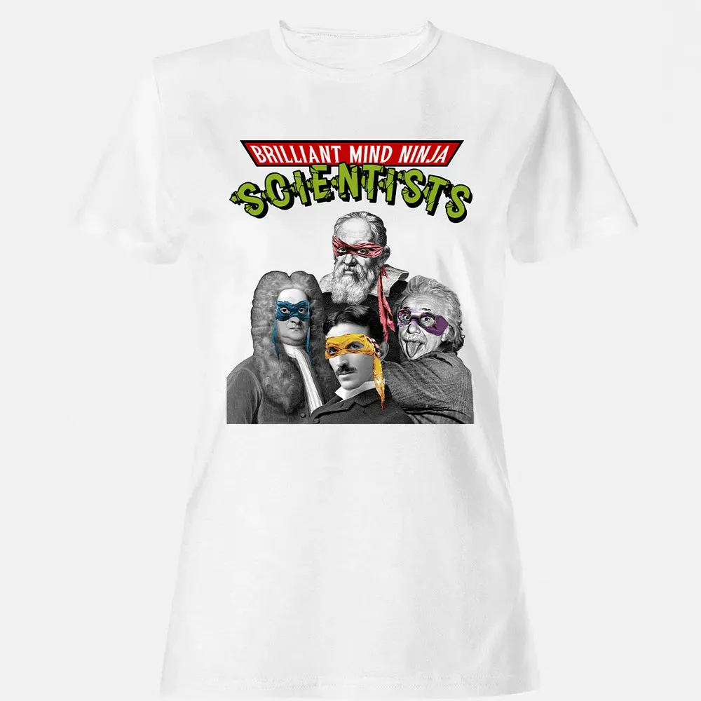 Brilliant Mind Ninja Scientists Women's T-shirt - 16