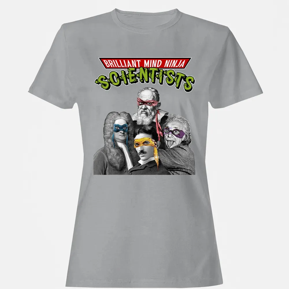 Brilliant Mind Ninja Scientists Women's T-shirt - 15