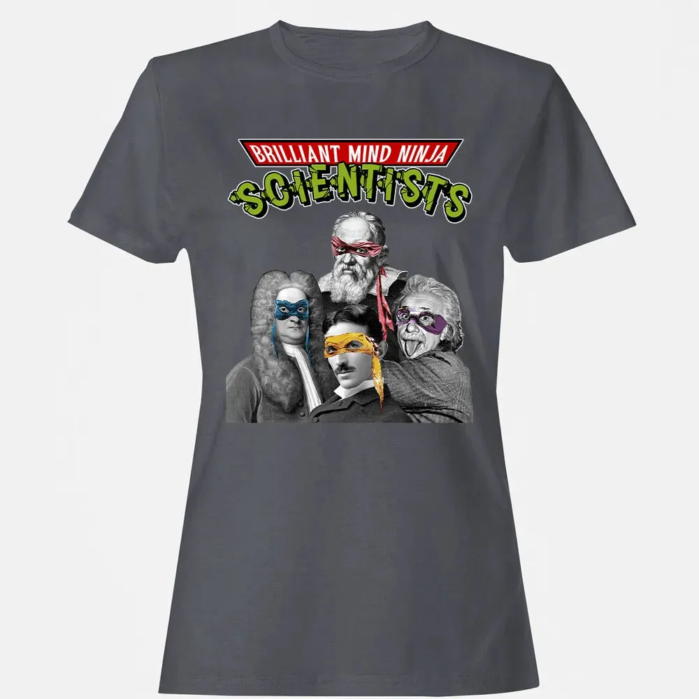 Brilliant Mind Ninja Scientists Women's T-shirt - 5