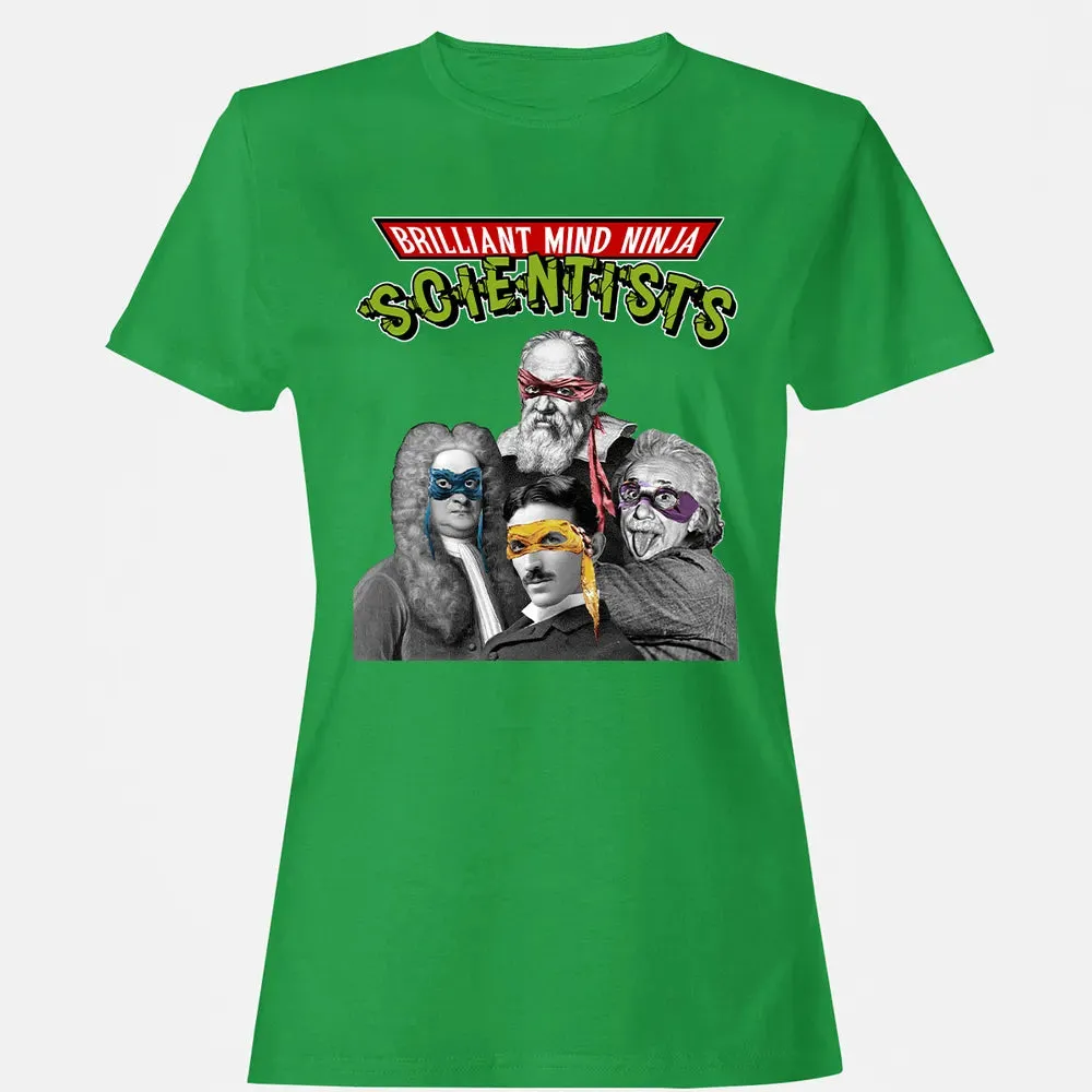 Brilliant Mind Ninja Scientists Women's T-shirt - 7