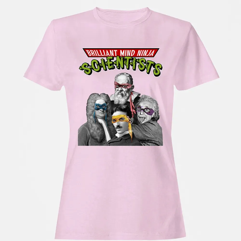 Brilliant Mind Ninja Scientists Women's T-shirt - 9