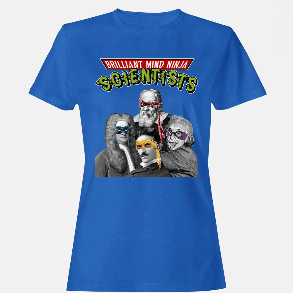 Brilliant Mind Ninja Scientists Women's T-shirt - 14
