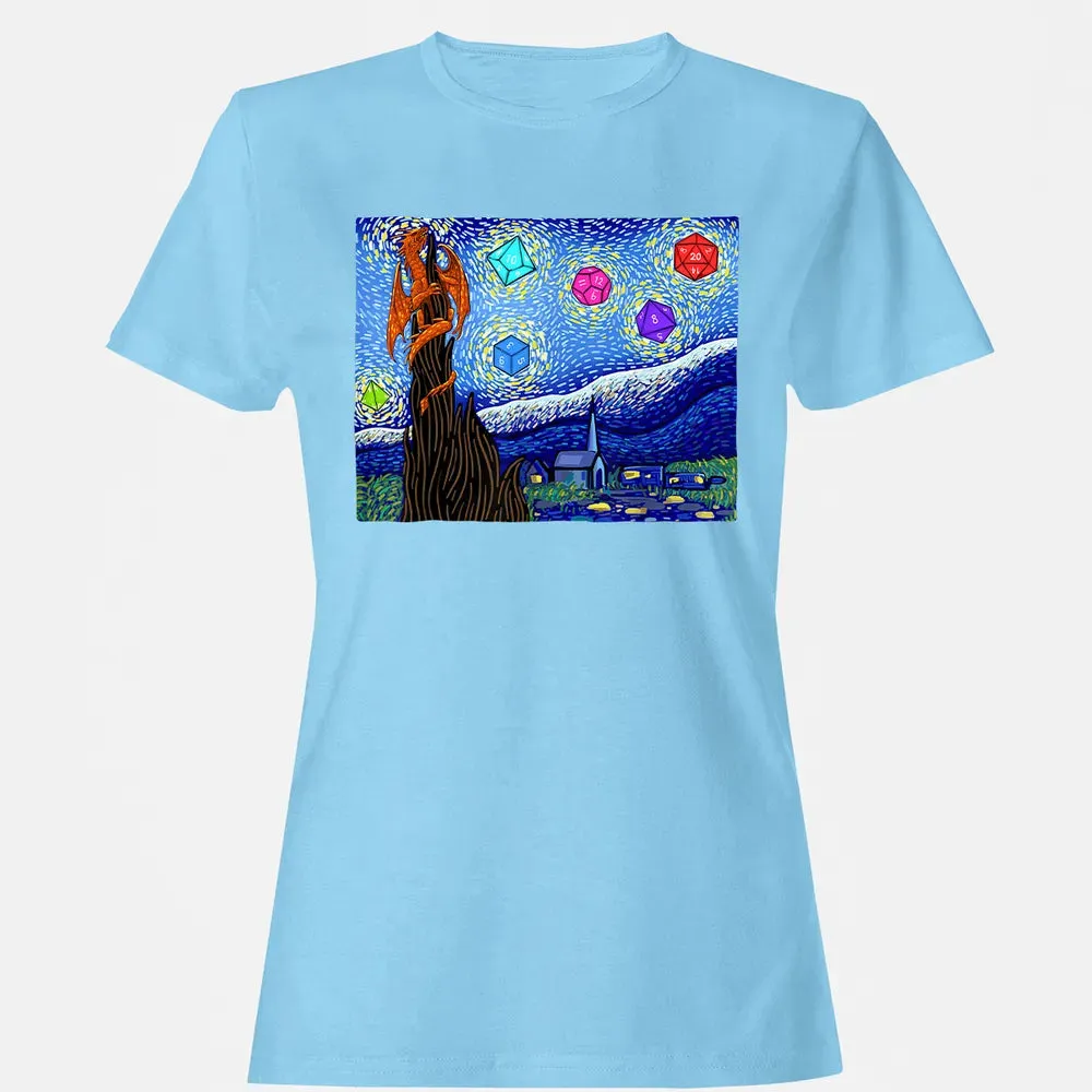 Dices and Starry Night Women's T-shirt - 8