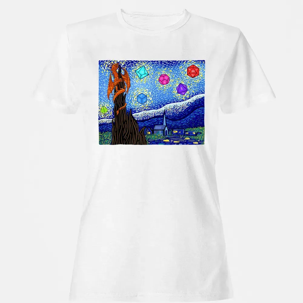 Dices and Starry Night Women's T-shirt - 16