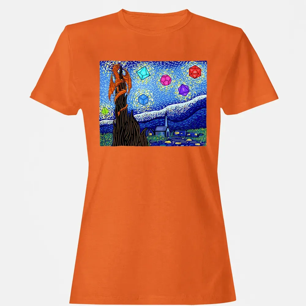 Dices and Starry Night Women's T-shirt - 11